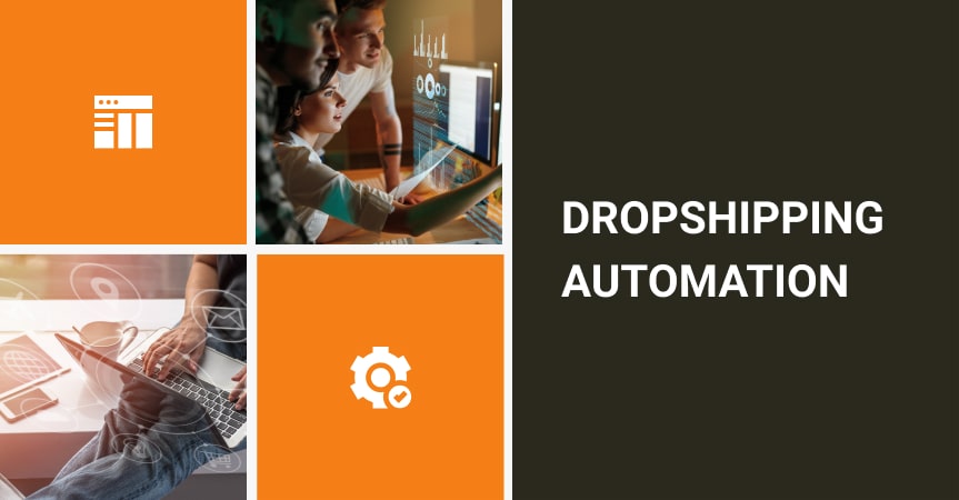 a cover of the article on dropshipping automation software