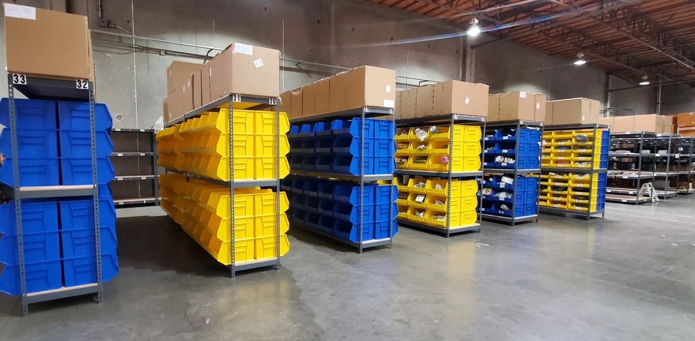 a picture showing the sellvia's fulfillment center