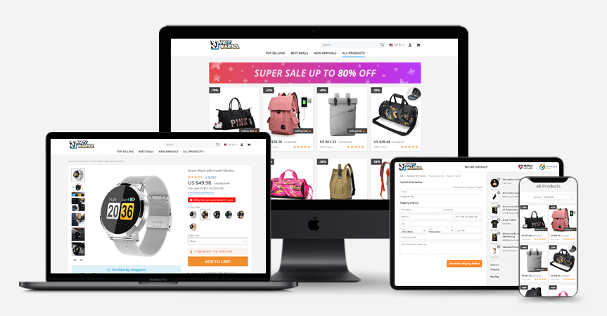 an example of profitable online store theme